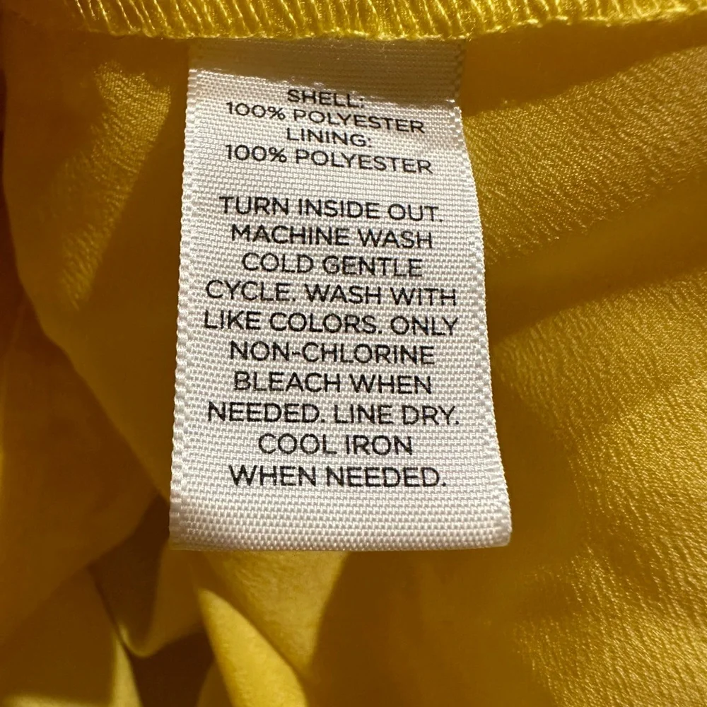 Prabal Gurung Bright Yellow mini dress plus size 20 - Picture 12 of 12